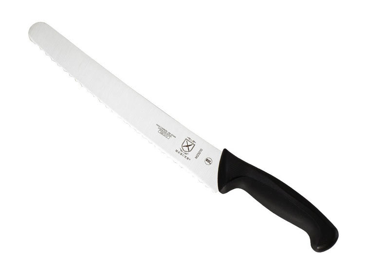 Mercer Culinary M23210 Millennia 10-Inch Wide Wavy Edge Bread Knife