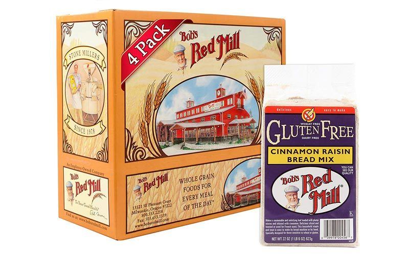 Bob’s Red Mill 4-Pack Gluten Free Cinnamon Raisin Bread Mix 